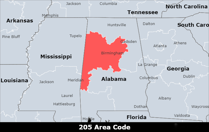 205 area code