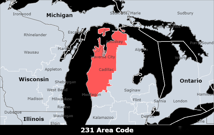 231 area code