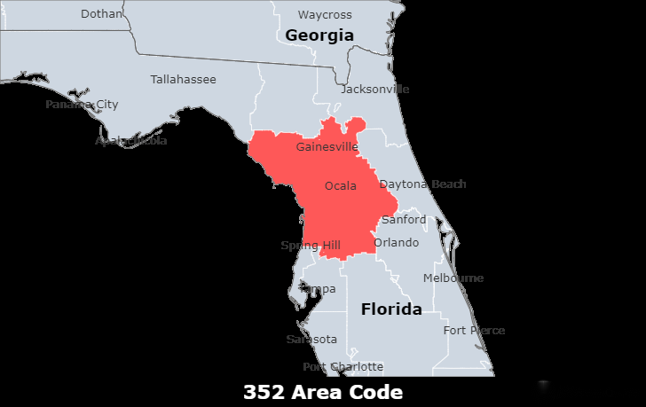 352 area code