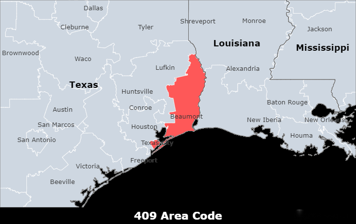 409 area code