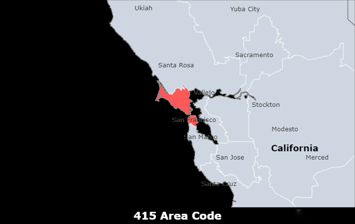 415 area code