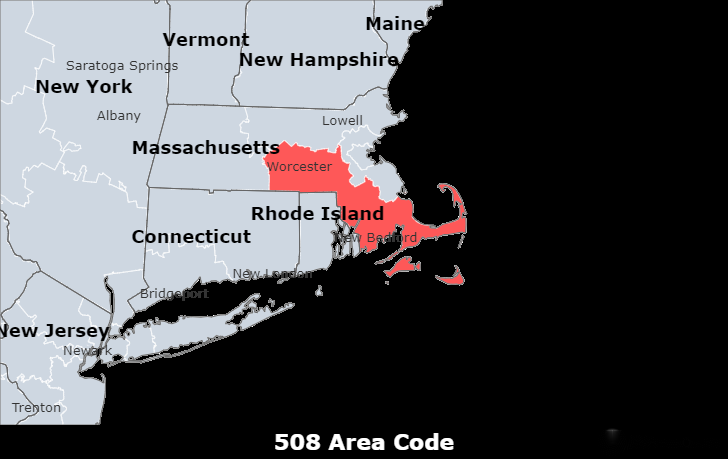 508 area code