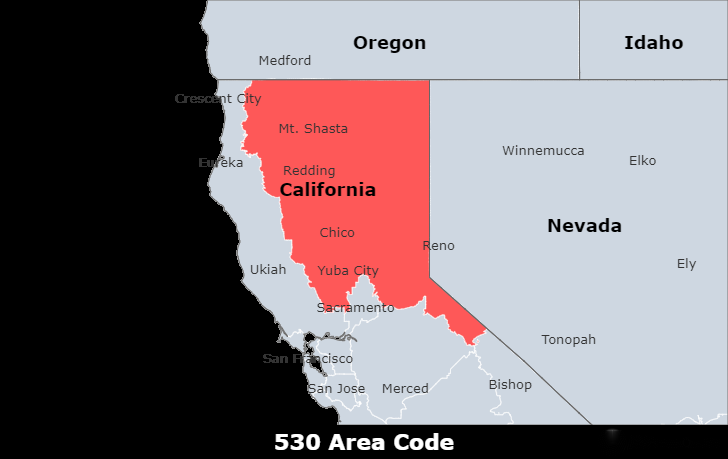 530 area code