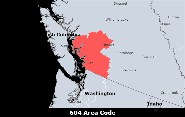 604 area code