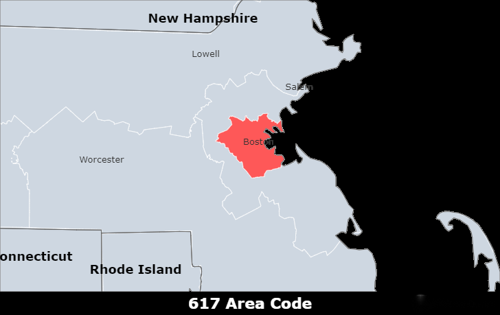 617 area code