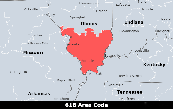 618 area code