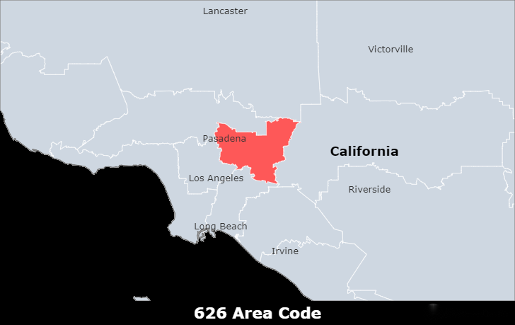 626 area code