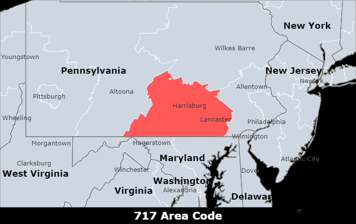 717 area code