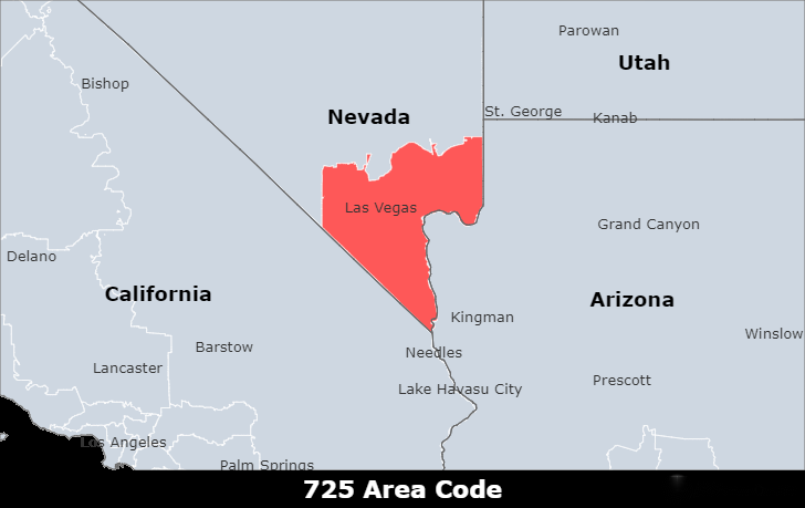 725 area code