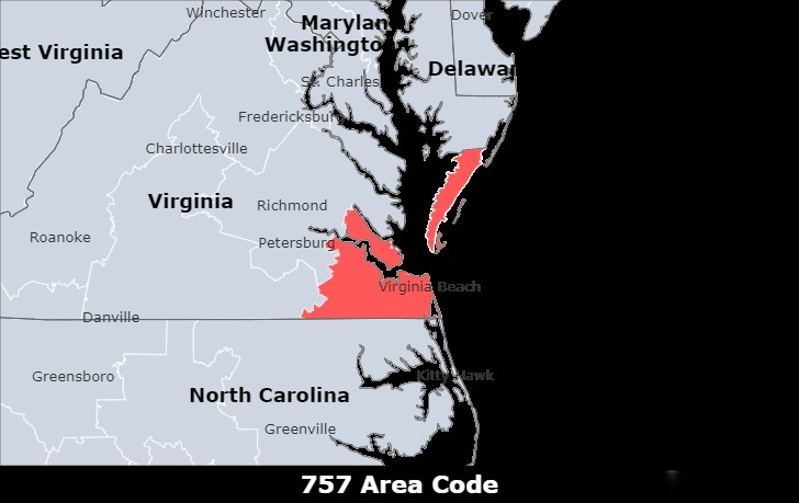 757 area code