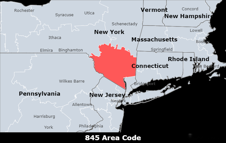 845 area code