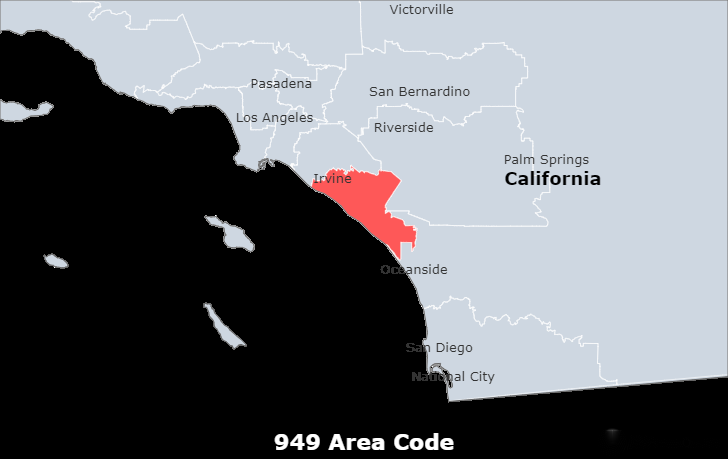 949 area code