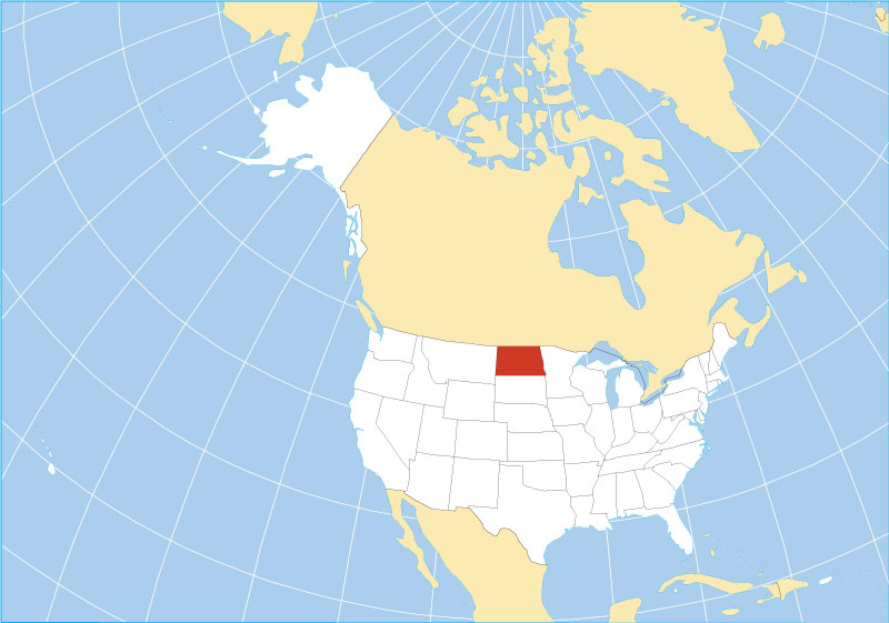 North Dakota area code